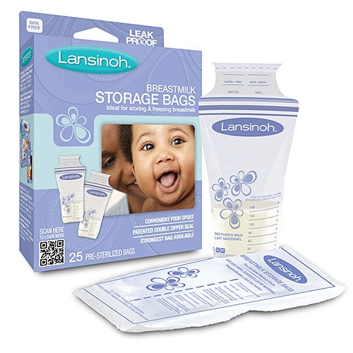 Lansinoh - Breastmilk Storage Bags - 25 Bags