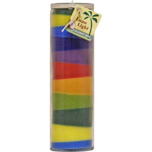 ALOHA BAY - Candle Luau Light Coconut Wax Rainbow