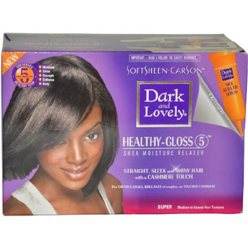 BEAUTY ENTERPRISES - Dark and Lovely Healthy-Gloss 5 Shea Moisture Relaxer Kit