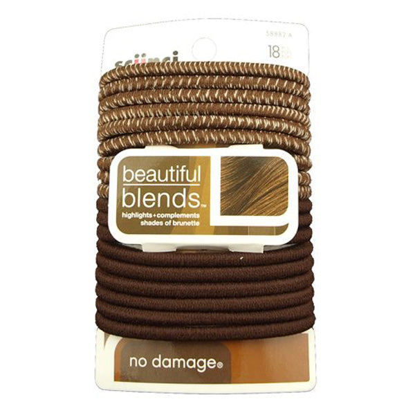 SCUNCI - No Damage Elastic Beautiful Blends for Brunettes