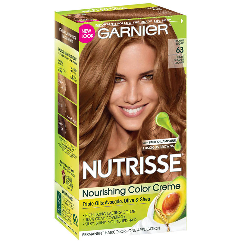 GARNIER - Nutrisse Nourishing Color Creme 63 Light Golden Brown