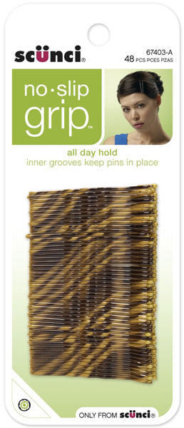 SCUNCI - No-Slip Grip Hair Bobby Pins