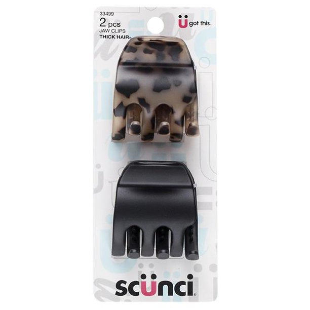 SCUNCI - Large Chunky Jaw Clips Multicolor