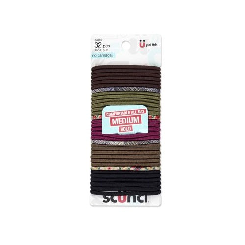 SCUNCI - No Damage Flat Mixed Elastics 4mm Multicolor