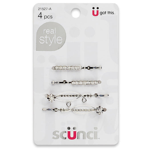 SCUNCI - Rhinestone Bobby Pins