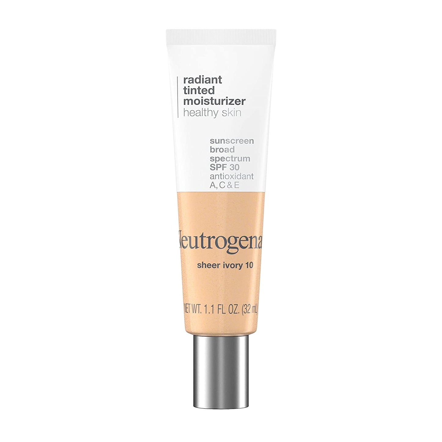 NEUTROGENA - Healthy Skin Radiant Tinted Moisturizer Sunscreen SPF 30 Ivory to Fair