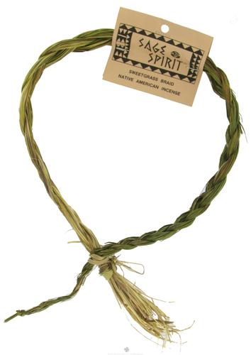 Sage Spirit Smudge Wand Sweetgrass Braid