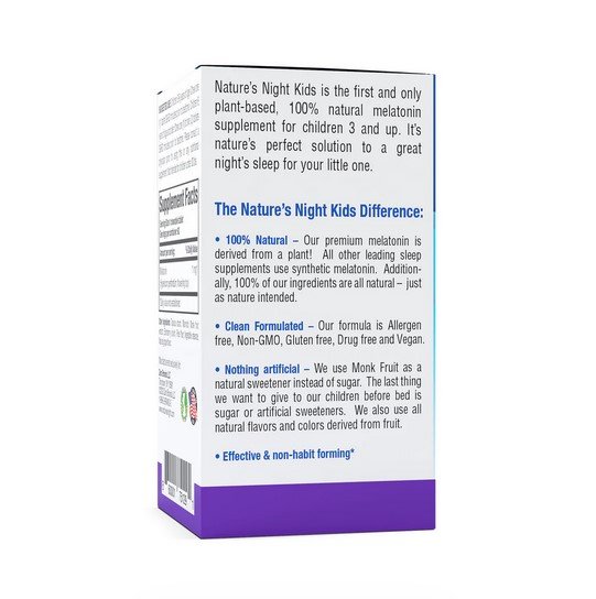 Zero Brands - NTRS NIGHT,MELATONIN,KIDS - 60 TAB