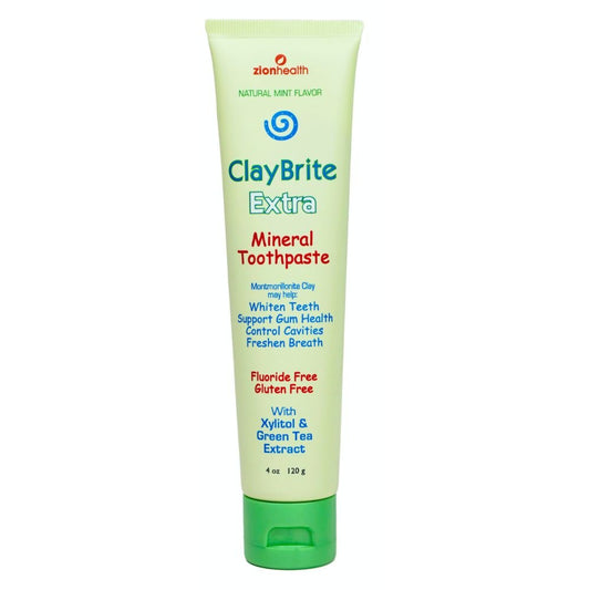 ZION - ClayBrite Extra Toothpaste - 4 oz (120 g)