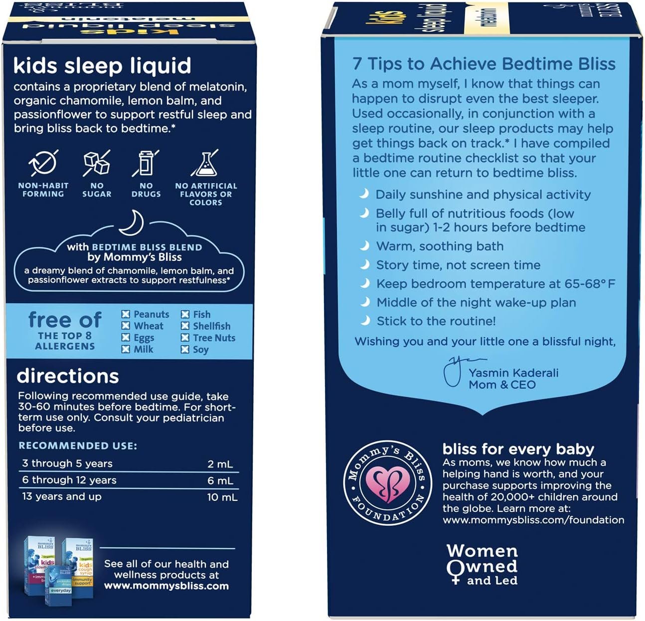 MOMMY'S BLISS - Kids Sleep Liquid - 4 fl oz (120 ml)