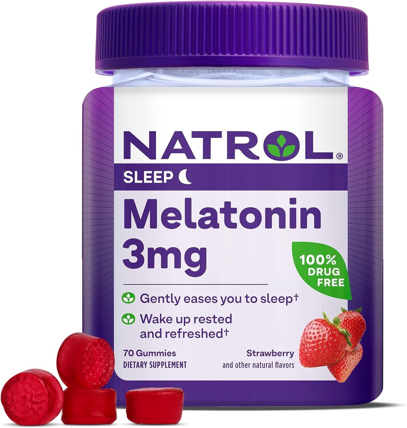 NATROL - Melatonin 3mg - 70 Gummies