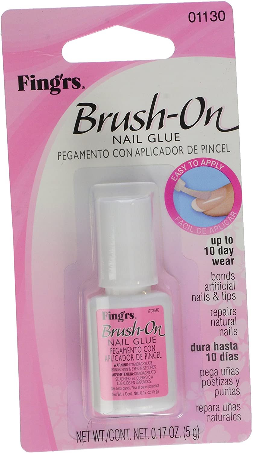 FING'RS - Brush-On Nail Glue - 0.18 oz. (5 g)