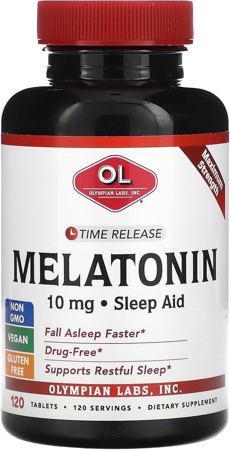 OLYMPIAN LABS - Melatonin Time Release 10 mg - 120 Tablets