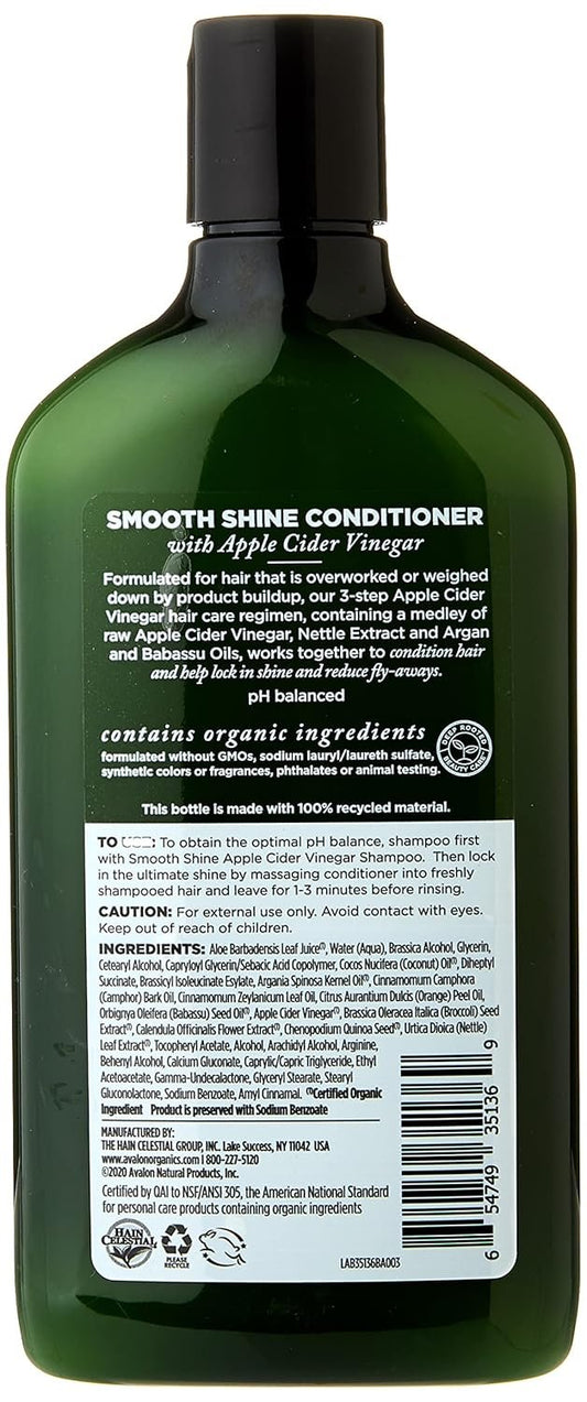 AVALON - Smooth Shine Apple Cider Vinegar Conditioner - 11 oz (312 g)