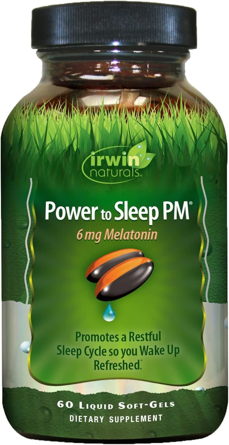 IRWIN NATURALS - Power to Sleep PM 6 mg Melatonin - 60 Softgels