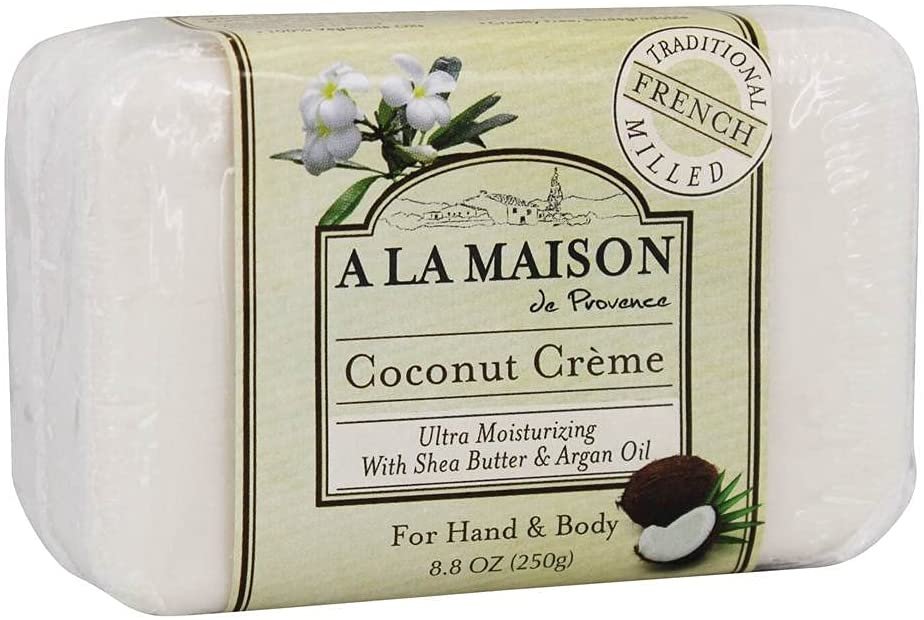 A La Maison - Traditional French Milled Bar Soap Coconut Creme - 8.8 oz.