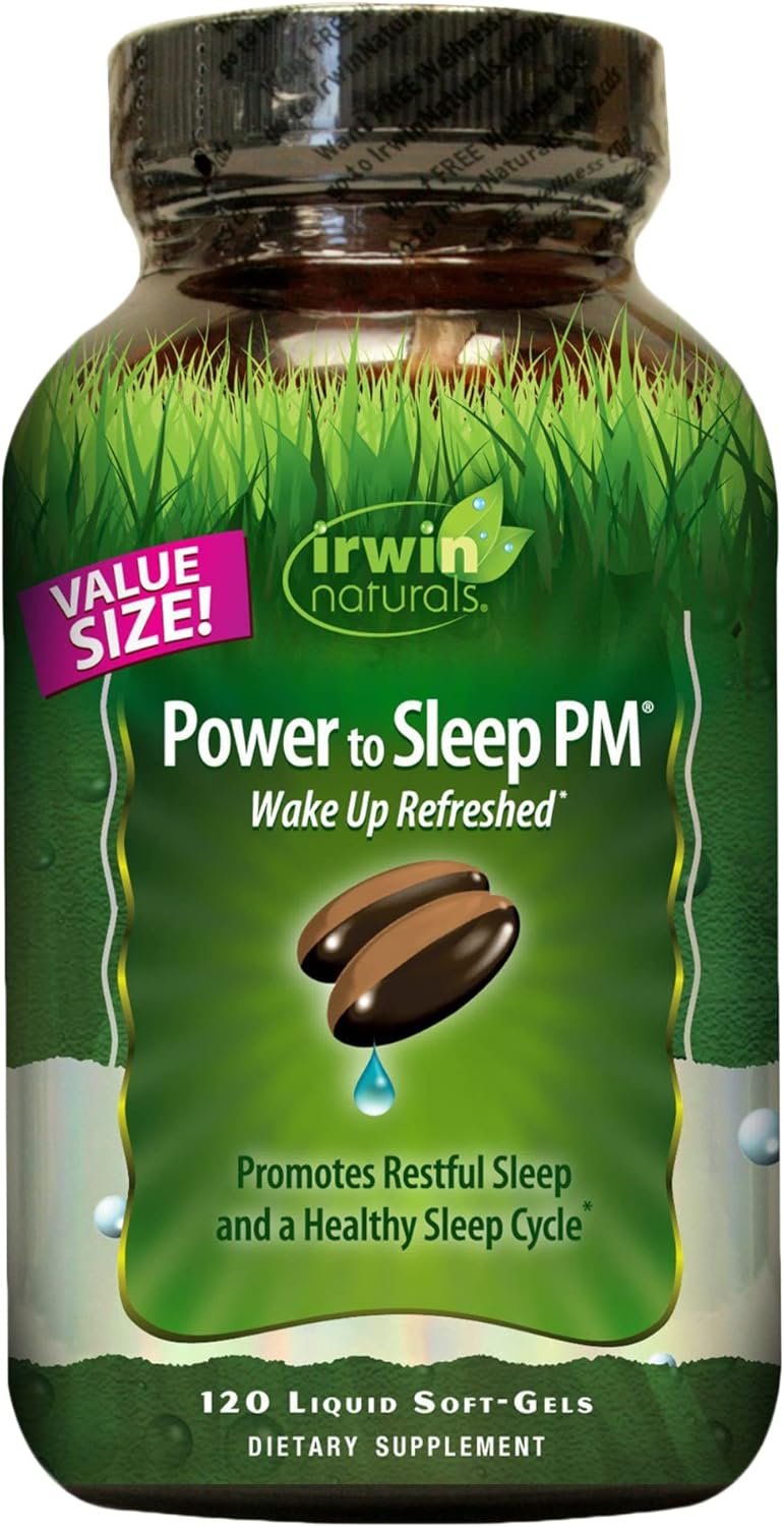 IRWIN NATURALS - Power to Sleep PM Value Size - 120 Softgels