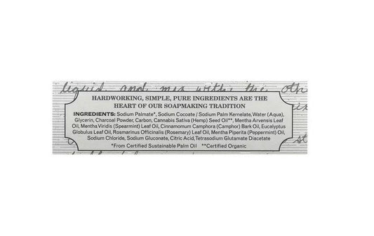 THE GRANDPA SOAP - Charcoal Travel Size Bar Soap - 1.35 oz (38 g)